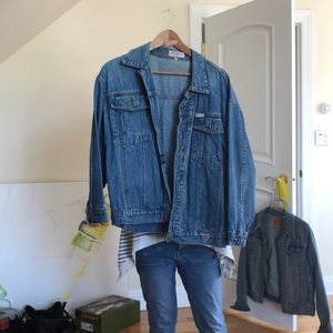 Guess oversize vintage women’s jean jacket